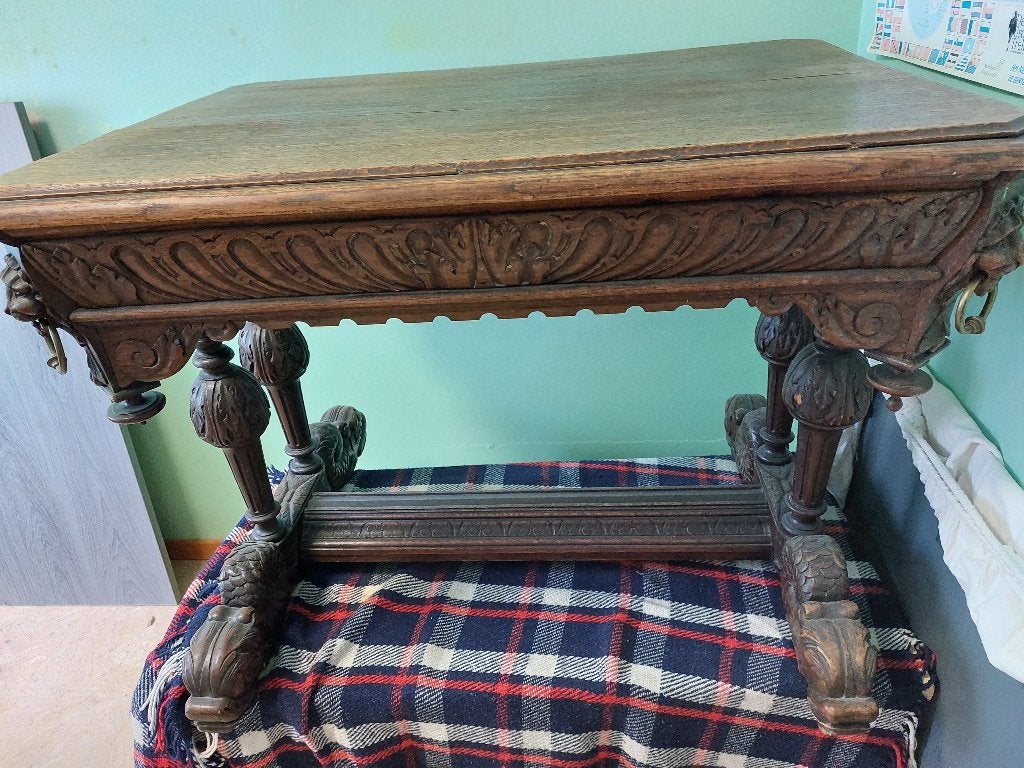 Mechels tafel met stoelen, Antiek en Kunst, Ophalen