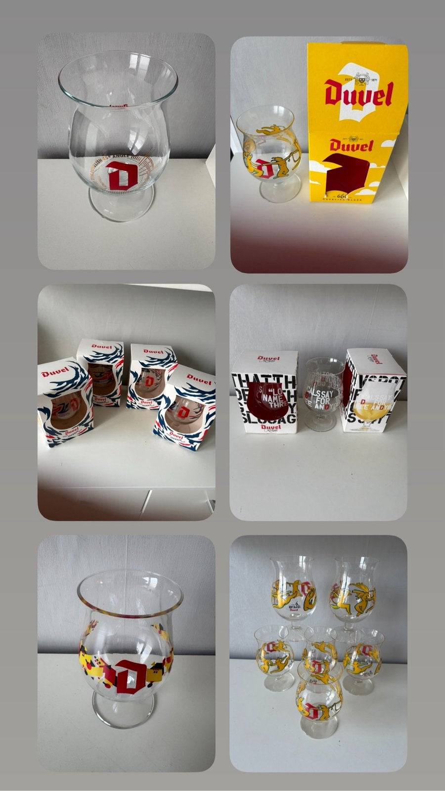 Brillen uit de DUVEL-collectie (5€ per stuk), Verzamelen, Ophalen of Verzenden, Nieuw, Duvel