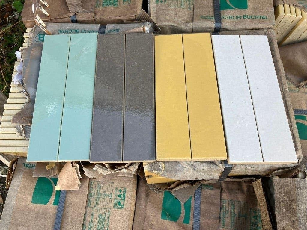 Tegel in 4 kleuren (240x52x11 mm), Doe-het-zelf en Bouw, Ophalen, Nieuw, Minder dan 20 cm, 20 tot 40 cm