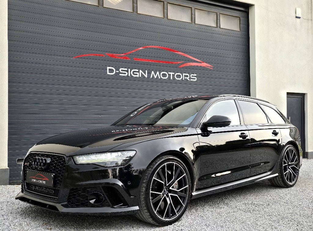 AUDI RS6 PERFORMANCE 4.0 V8 TFSI Q (605pk) 2016 169.426km, Auto's, Audi, Automaat, Leder, 445 kW, Parkeerassistent