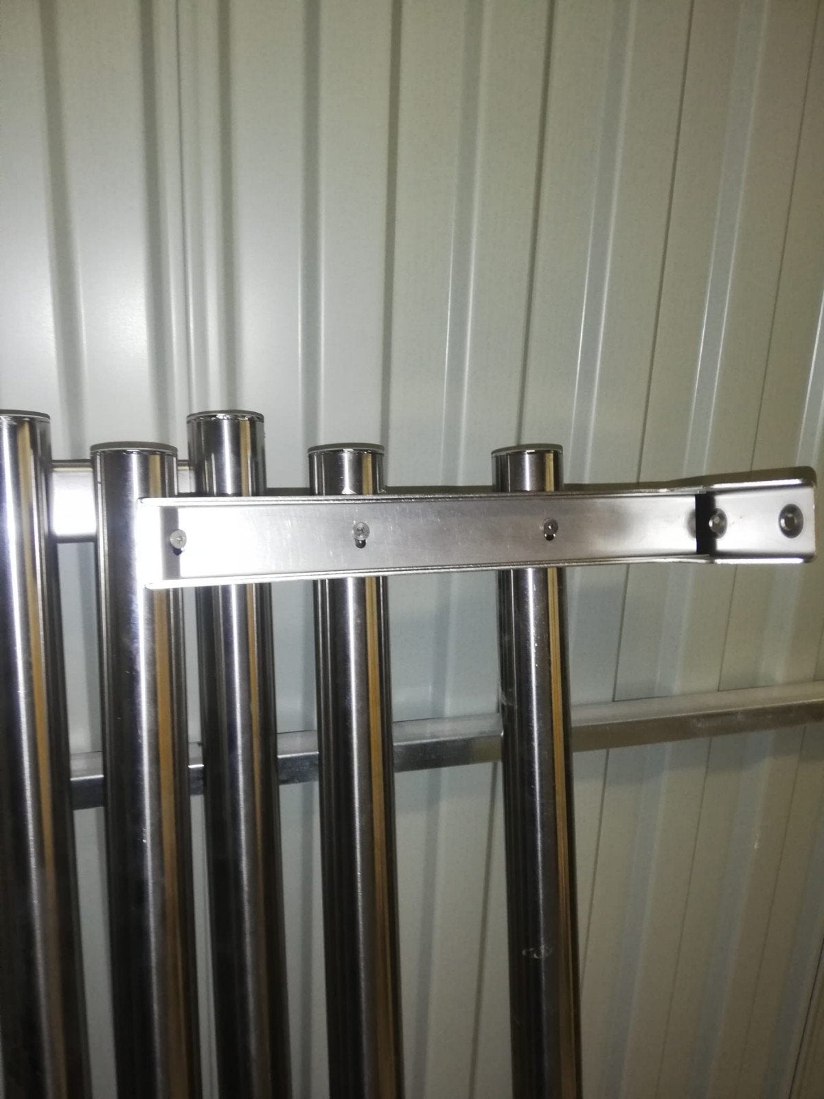 Lot de trois supports structurels professionnels en inox 307, Enlèvement ou Envoi, Utilisé, Mobilier