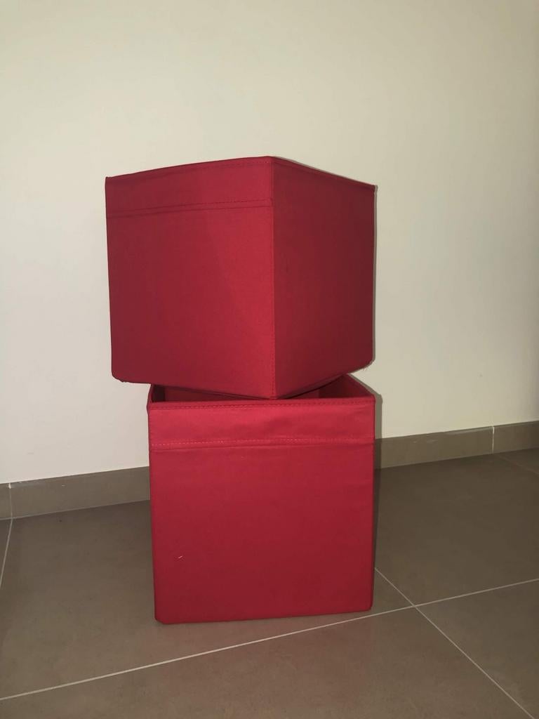 2 Ikéa DRÖNA Rouge, Huis en Inrichting, Woonaccessoires | Overige, Ophalen, Gebruikt, Rood