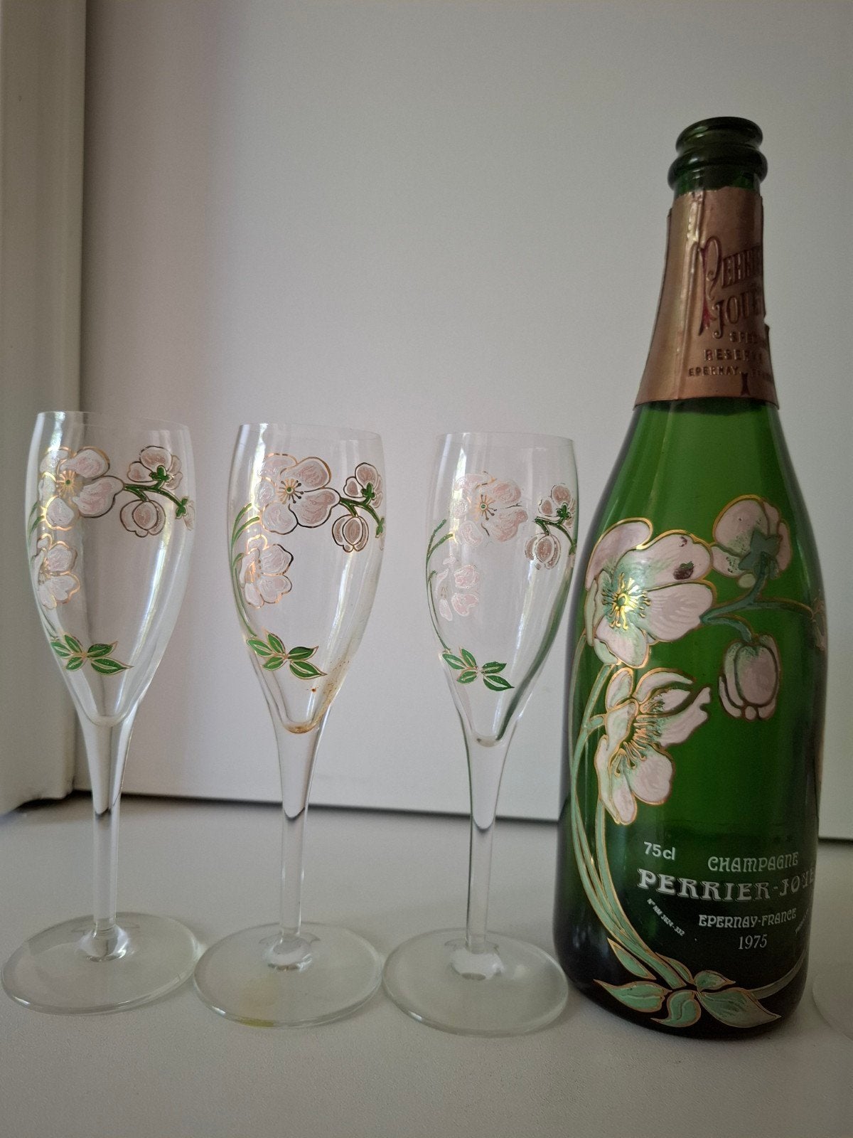 PERRIER-JOUET Epoque champagneglazen Vintage, Verzamelen, Ophalen of Verzenden, Zo goed als nieuw, Overige typen