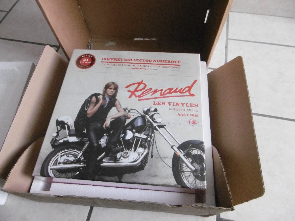 Renaud coffret l'integrale les 21 vinyles coffret, 12 pouces, Comme neuf, Enlèvement, Coffret