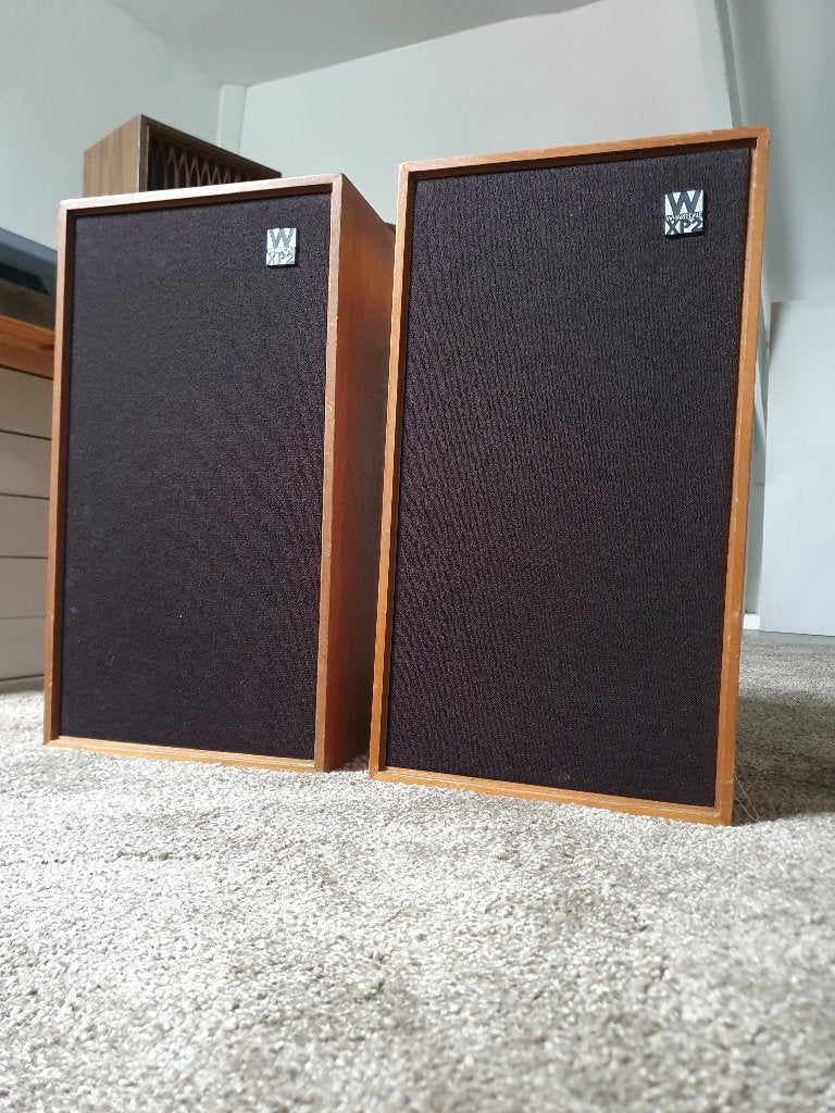Enceintes vintage Wharfedale Linton XP2, TV, Hi-fi & Vidéo, Enlèvement, Ne fonctionne pas, Enceinte d'étagère, Wharfedale