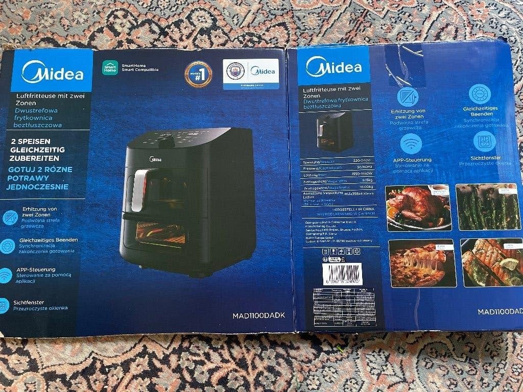 Airfryer Midea, Ophalen, Nieuw, Airfryer