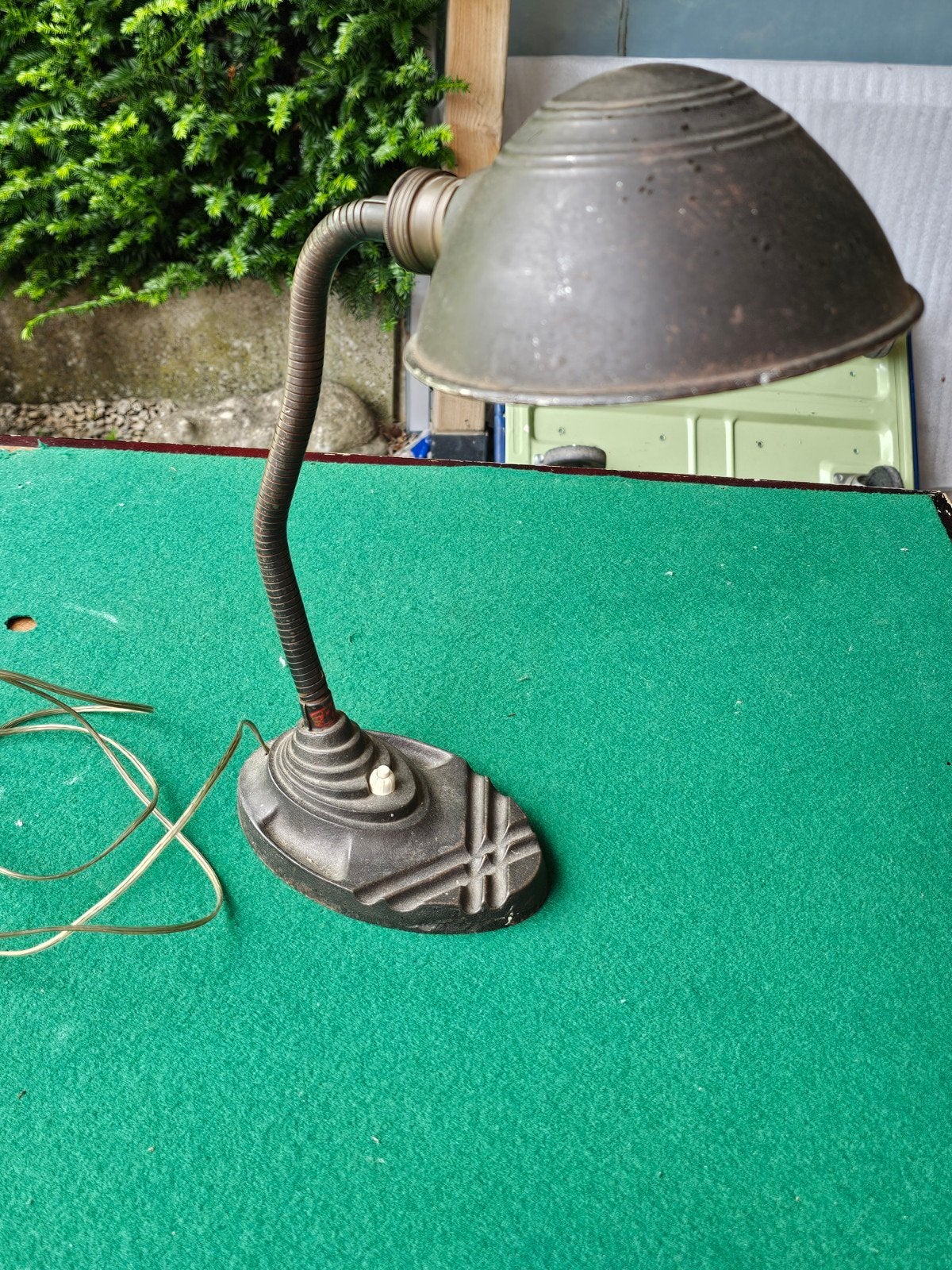 Vintage industrial art deco lamp - Erpé, Ophalen of Verzenden
