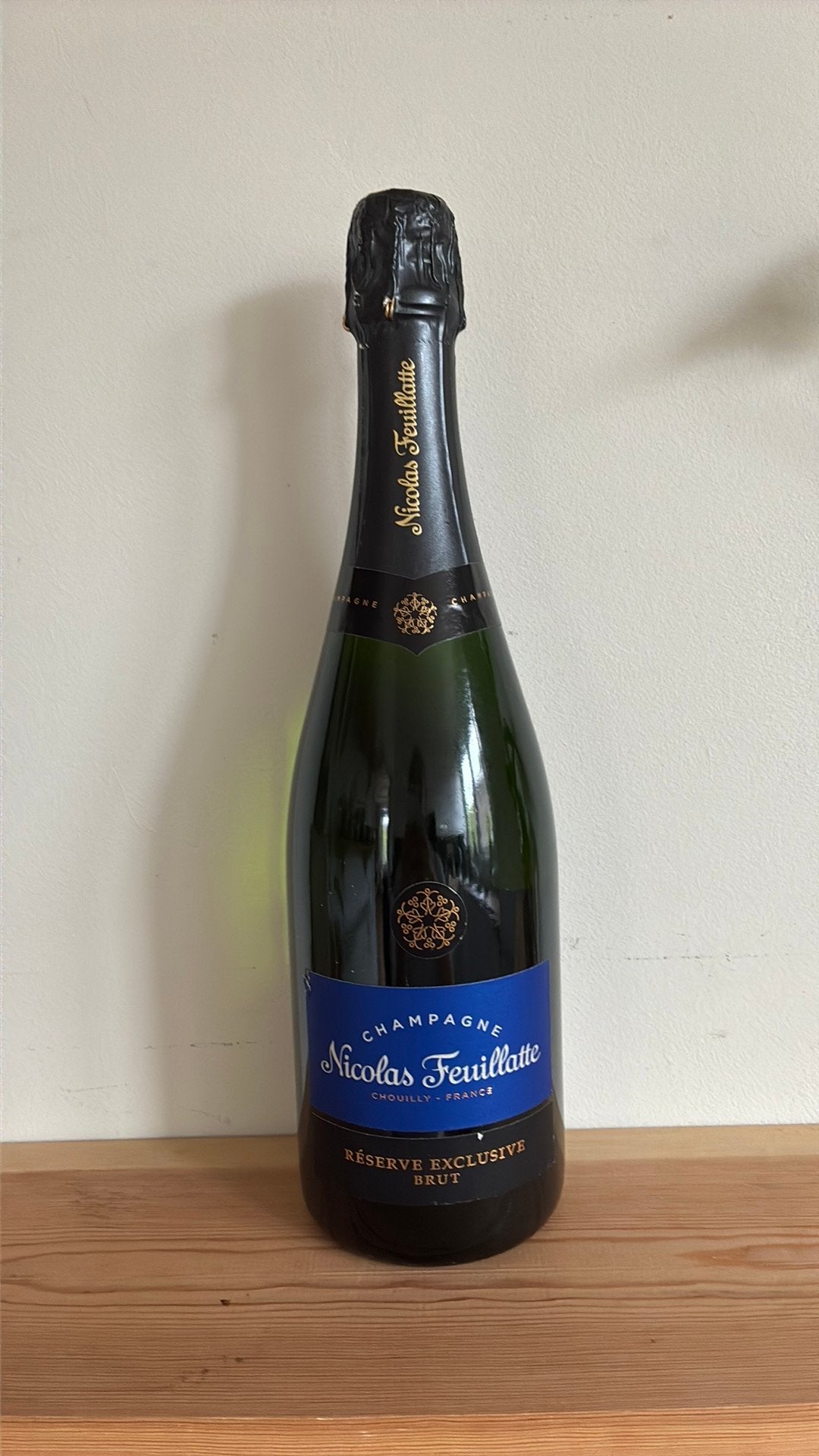 Fles Champagne ‘Nicolas Feuillatte’, Verzamelen, Ophalen, Nieuw, Frankrijk, Champagne