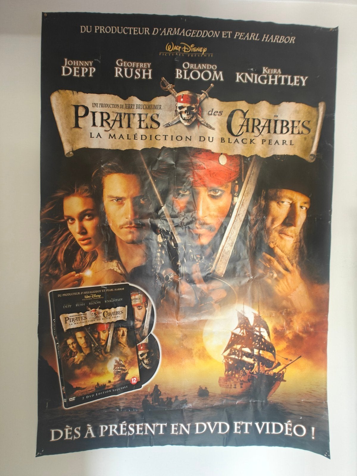 grote poster pirates des Caraïbes, Verzamelen, Ophalen