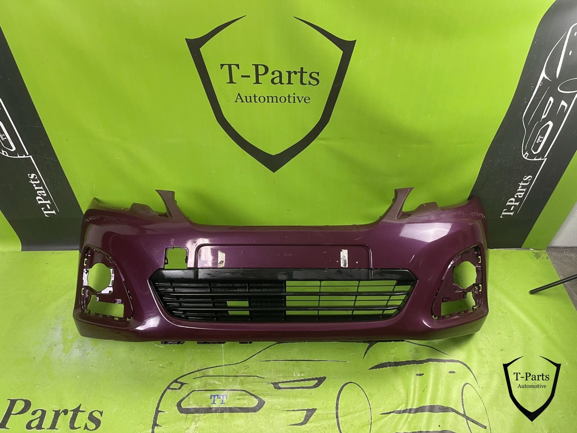 Peugeot 108 voorbumper bumper rooster 14+ grille 1612201580, Auto-onderdelen, Info@fabrikant.eu, Bumper, Fabrikant BV, Gebruikt