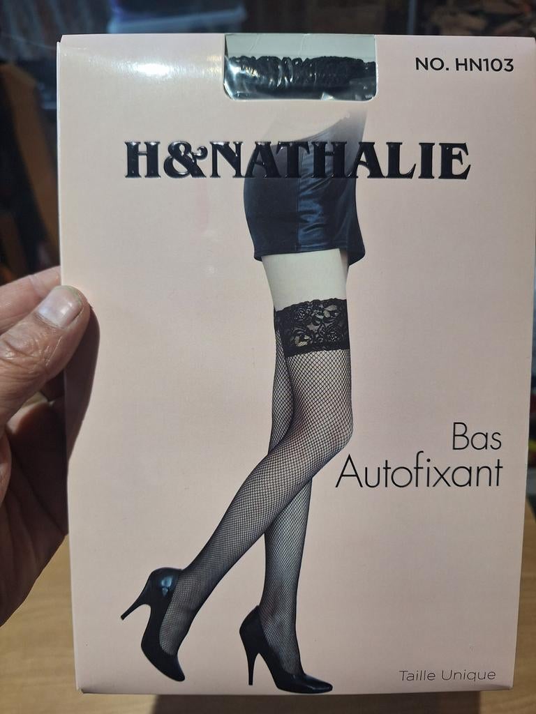 H&Nathalie,zelfophoudende visnet kousen, Neuf, Enlèvement ou Envoi, H&nathalie, Autres tailles