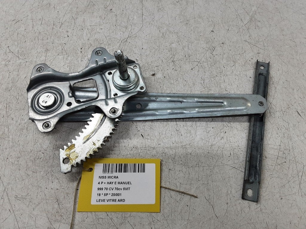 RAAMMECHANIEK RECHTS ACHTER Nissan Micra (K14), Gebruikt, Germany@nissan-services.eu, Kronenweg 38
50389  Wesseling, DE, Nissan