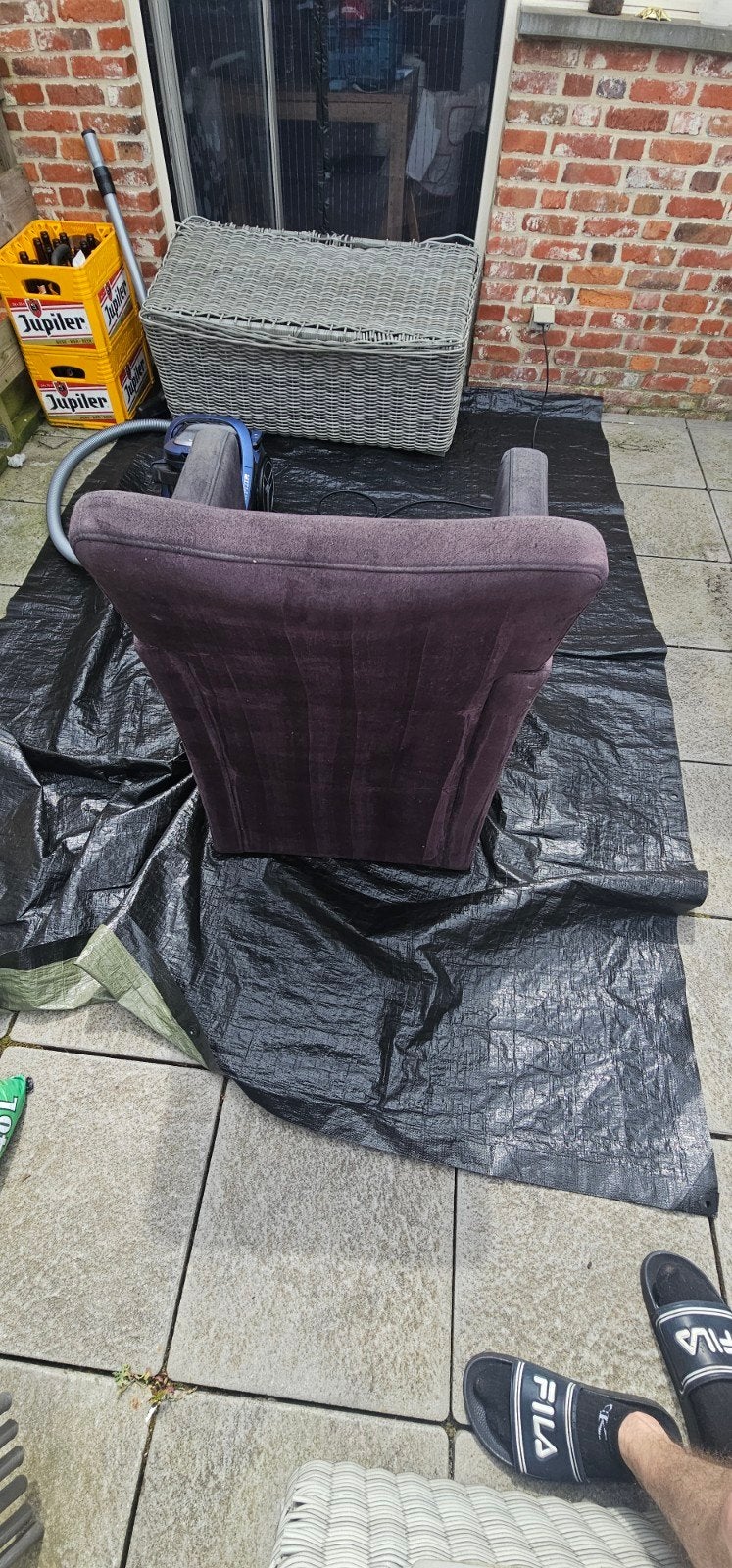 Gratis 4 kuipstoelen, Maison & Meubles, Chaises, Enlèvement, Utilisé, Quatre, Tissus