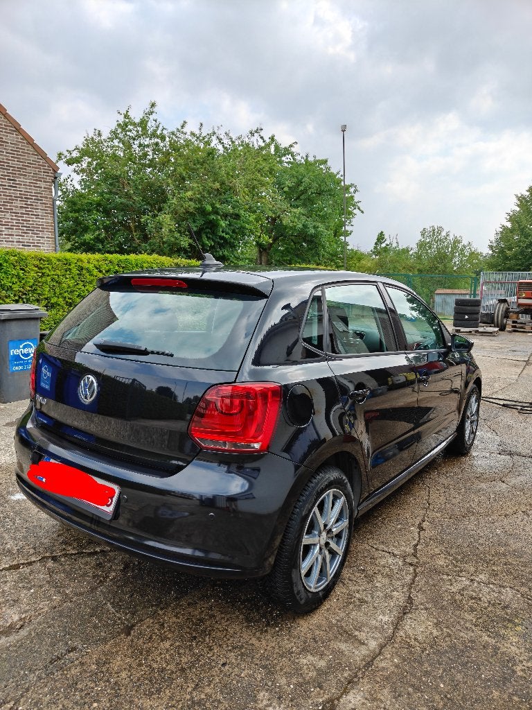 Volkswagen Polo 1.2 Benzine, Auto's, Euro 5, Zwart, 1198 cc, Zwart