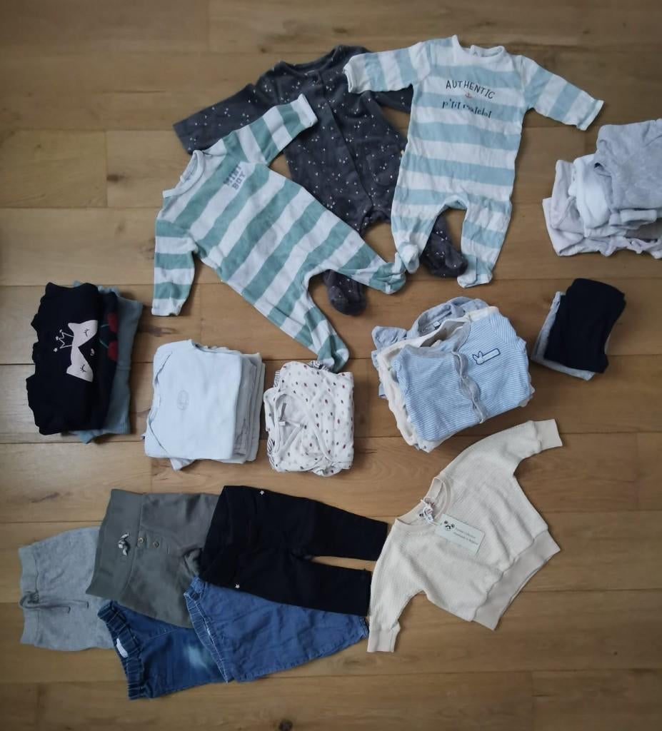 Lot vêtements garcons (entre 0 et 18 mois), Enlèvement, Utilisé, Taille 92