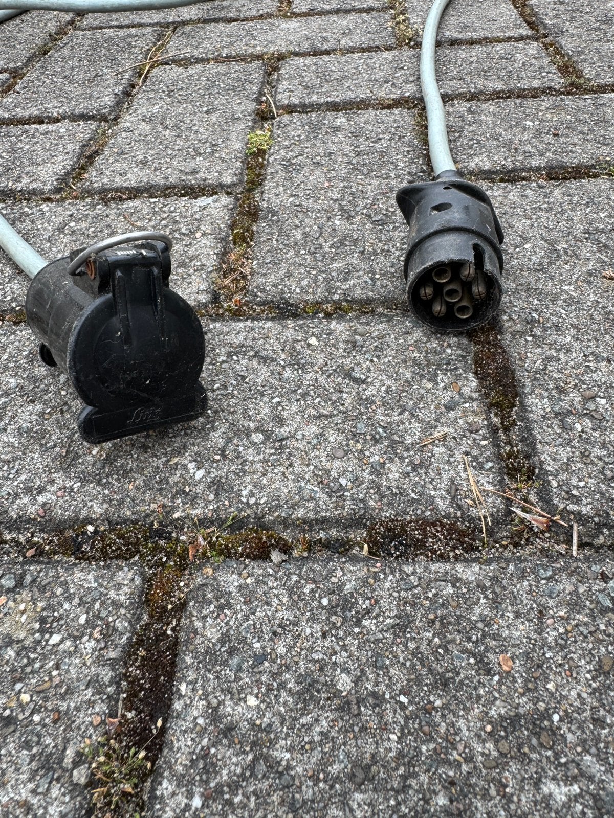 7-polige verlengkabel 7m - nooit gebruikt, Autos : Divers, Remorques Pièces, Neuf, Enlèvement