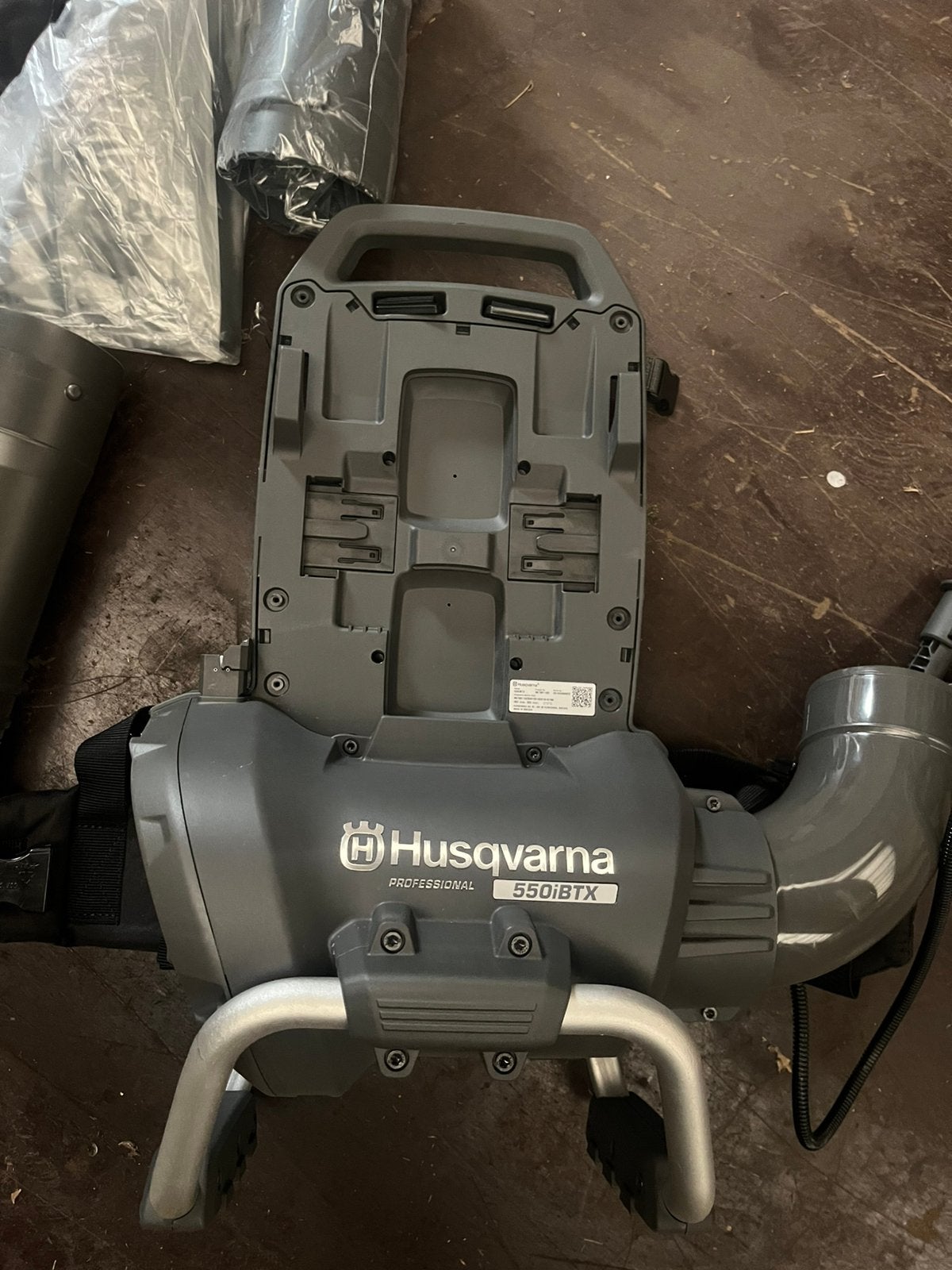 Souffleur husqvarna 550IBTX, Enlèvement