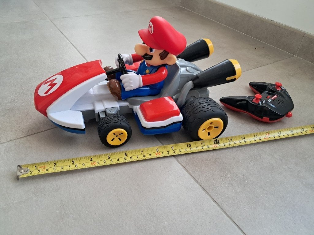 Mario Kart Carrera RC, Ophalen, Zo goed als nieuw, Afstandsbediening