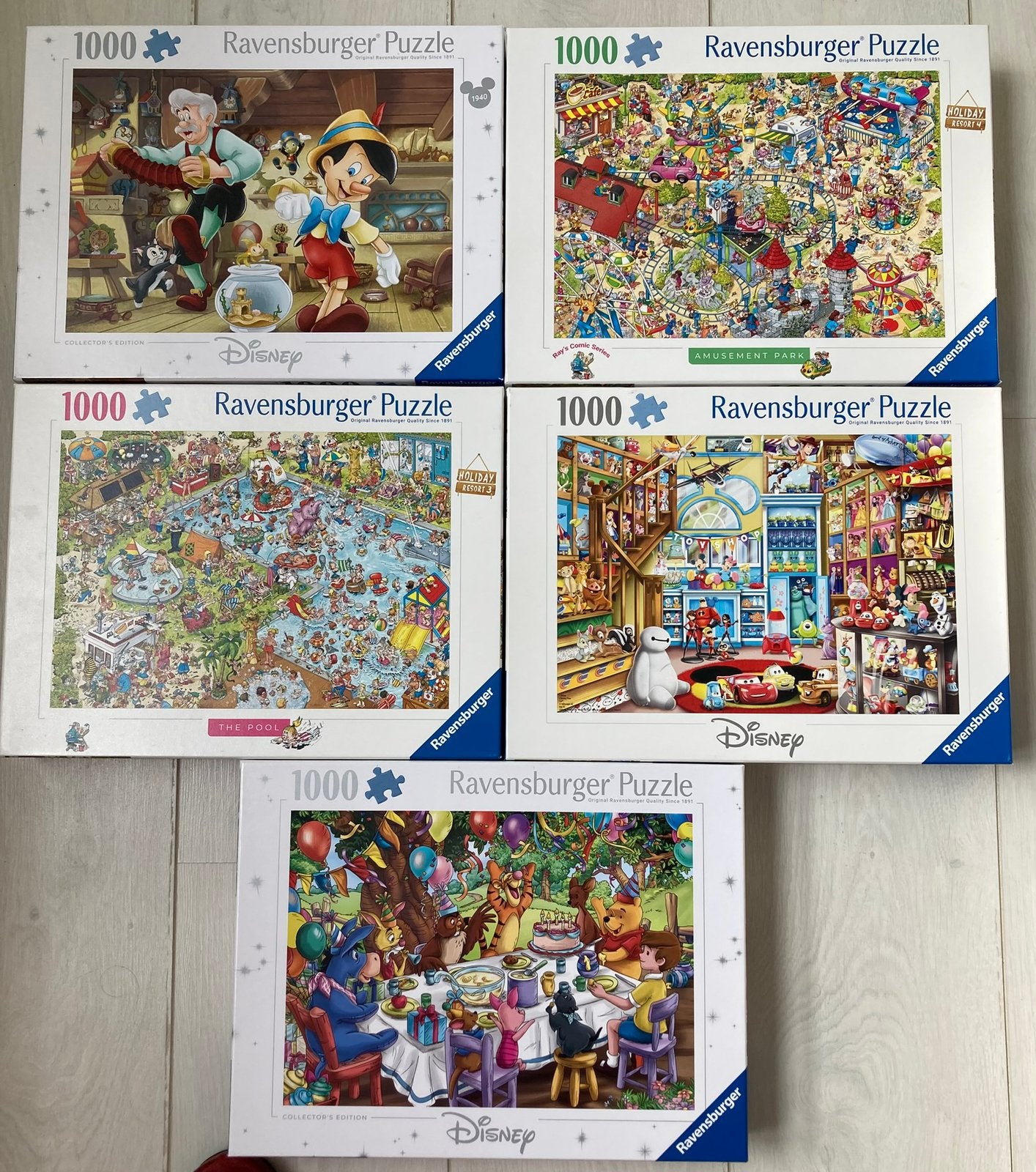 Puzzels Ravensburger, Hobby & Loisirs créatifs, Sport cérébral & Puzzles, Enlèvement, Comme neuf