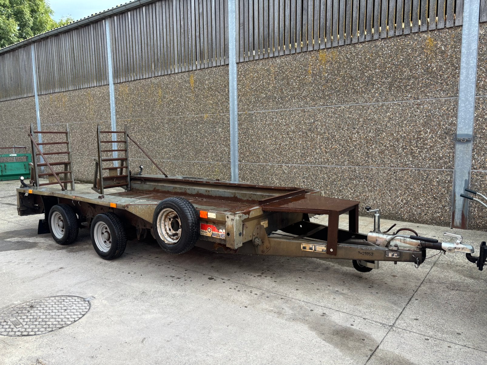 Ifor Williams machintransporter gx125 mtm 3500kg, Enlèvement, Utilisé