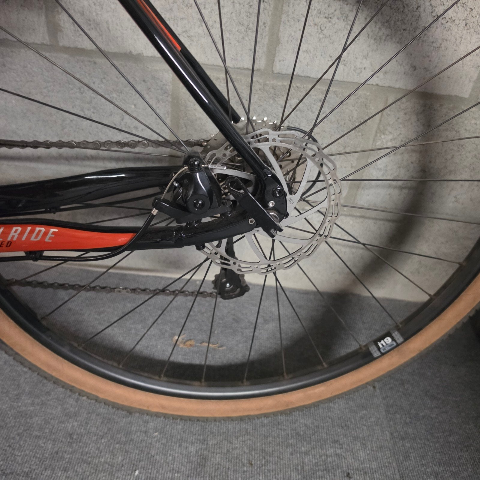 gravel bike rock machine ,schijfrem mechanisch ,maat medium, Fietsen en Brommers, Ophalen