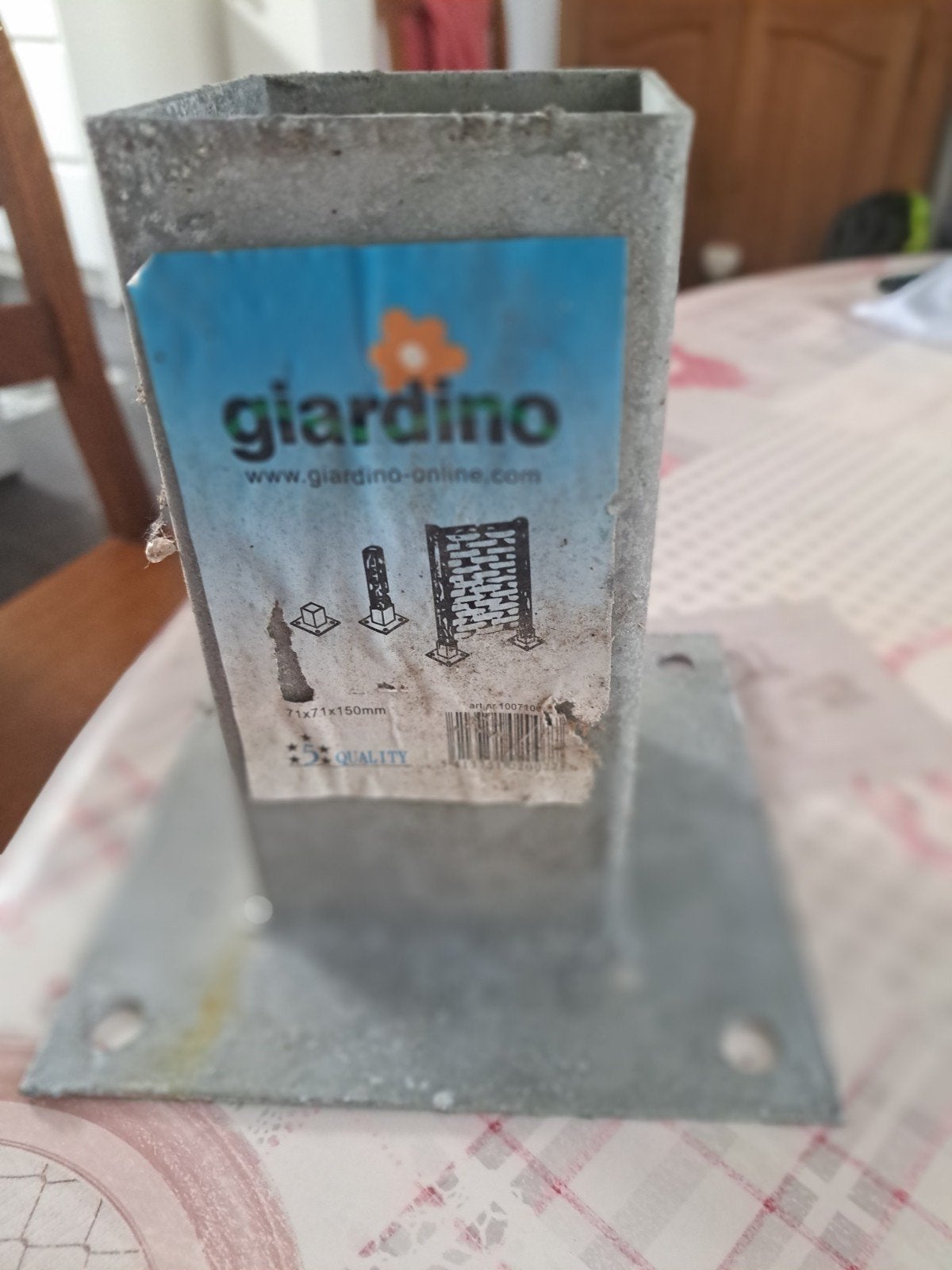 9 plaques de fond pour piquet