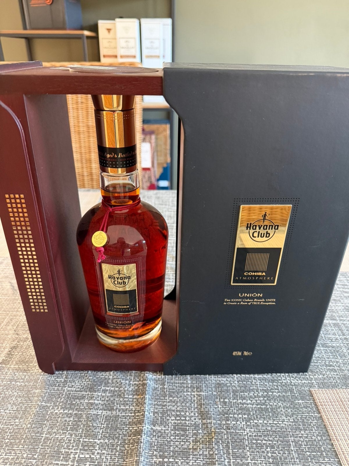 Havana club union cohiba, Ophalen, Nieuw