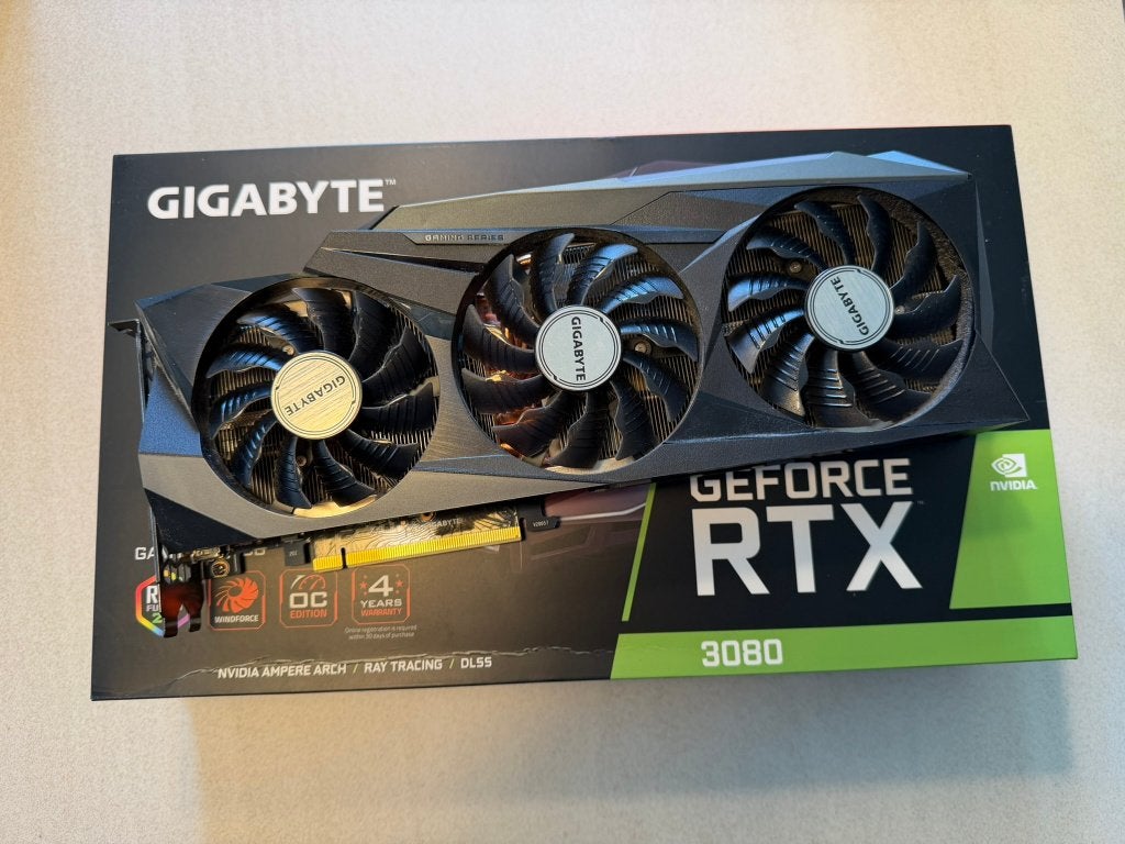 GIGABYTE GeForce RTX 3080 Gaming OC 10G grafische kaart, Computers en Software, Videokaarten, Ophalen, GDDR6, PCI-Express 4, Zo goed als nieuw
