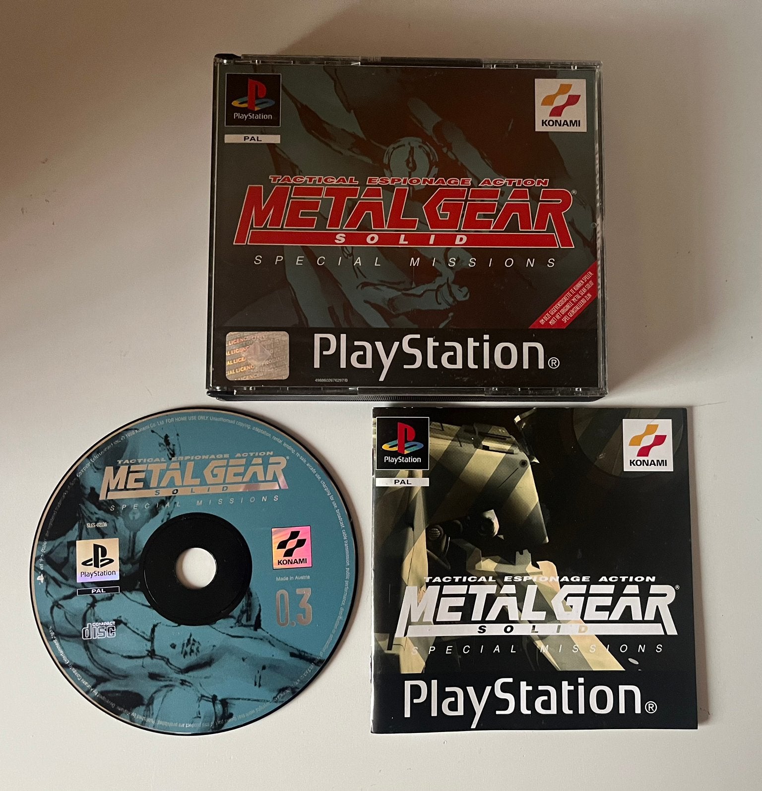 Metal gear solid special missions, Games en Spelcomputers, Games | Sony PlayStation 1, Ophalen, Zo goed als nieuw