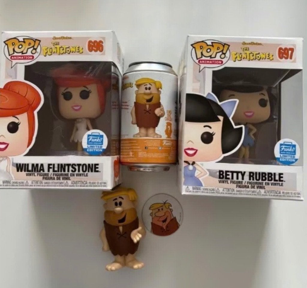 Flintstone funko’s set, Ophalen of Verzenden, Zo goed als nieuw