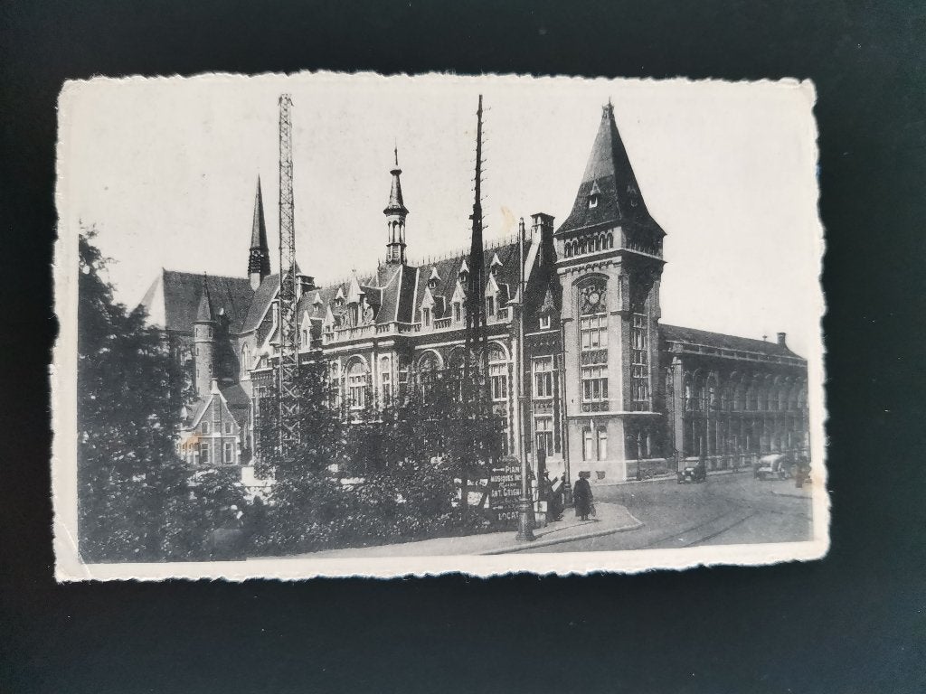 carte postale ancienne Verviers - Palais de Justice (1946), Enlèvement ou Envoi, 1940 à 1960, Affranchie, Liège