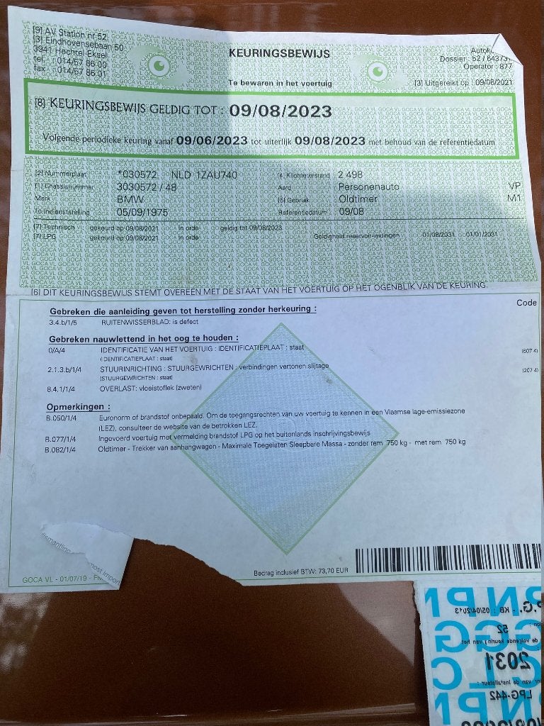 1975 BMW E3 2.8L te koop/te ruil, foto 7