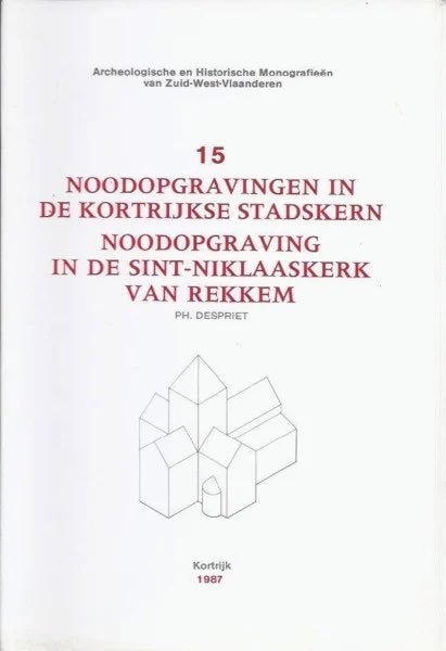 NOODOPGRAVINGEN KORTRIJK (ARCHEOLOGIE ZUID-WEST-VLAANDEREN), Boeken, Geschiedenis | Stad en Regio, Gelezen, Ophalen of Verzenden