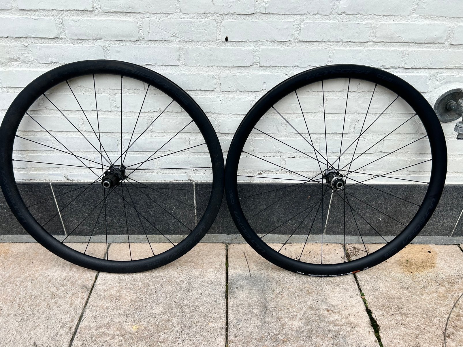 Wielen shimano ultegra c36, Gebruikt, Racefiets, Carbon, Ophalen
