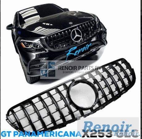 GT GRILL Mercedes GLC Klasse X253 Full Black PANAMERICANA, Auto-onderdelen, Gebruikt, -, -, Ophalen of Verzenden