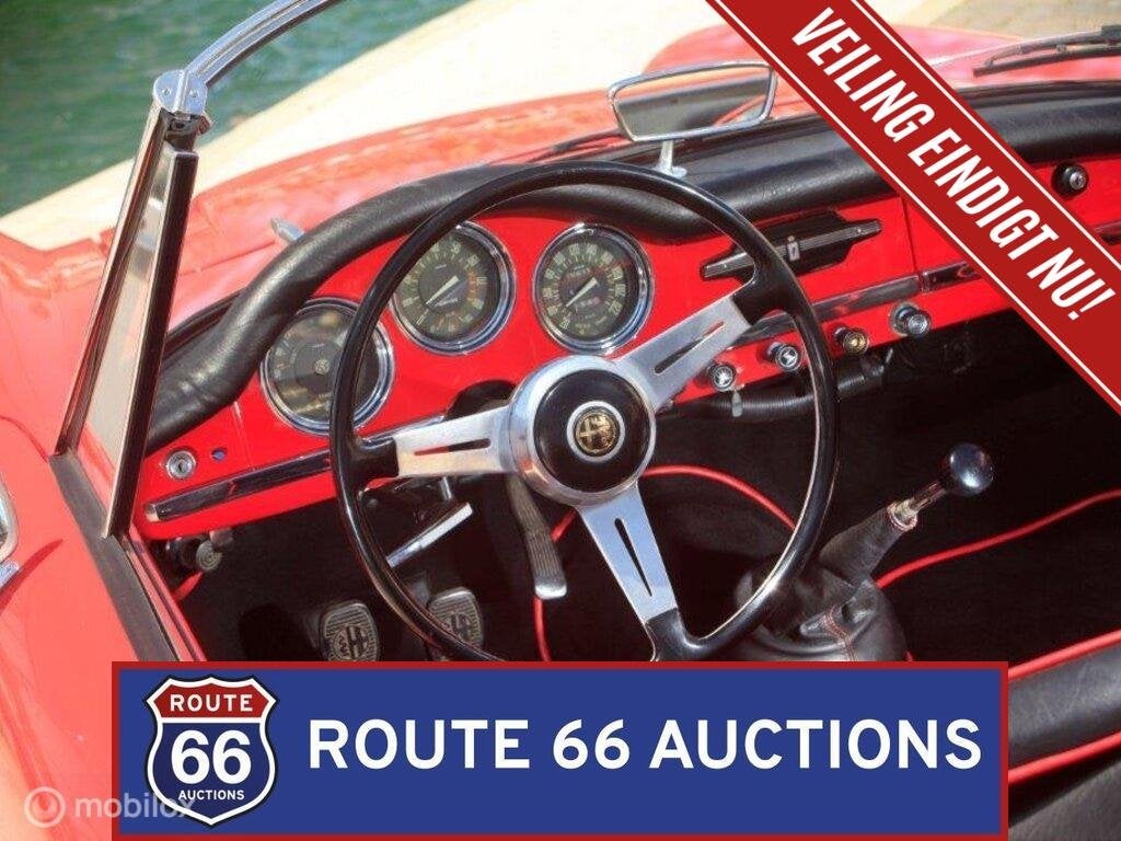 Alfa Romeo Giulia Spider 1600 | 1964 | Route 66 Auctions, Autos, Oldtimers & Ancêtres, Achat, Entreprise, Boîte manuelle, Autre carrosserie