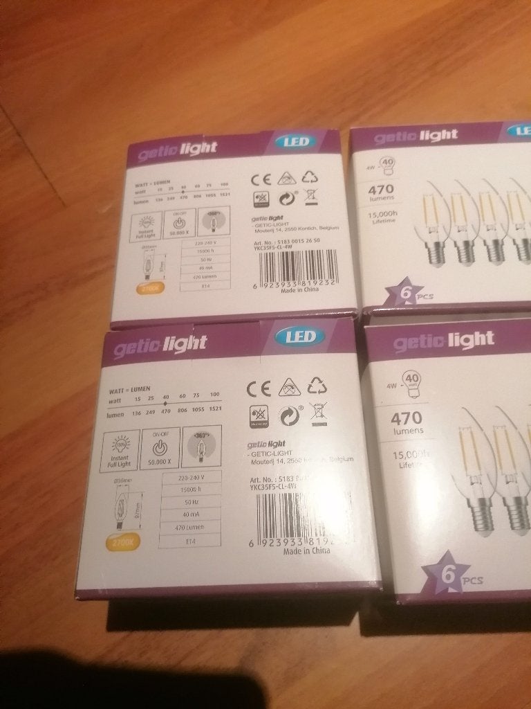 Ledlampen, Enlèvement
