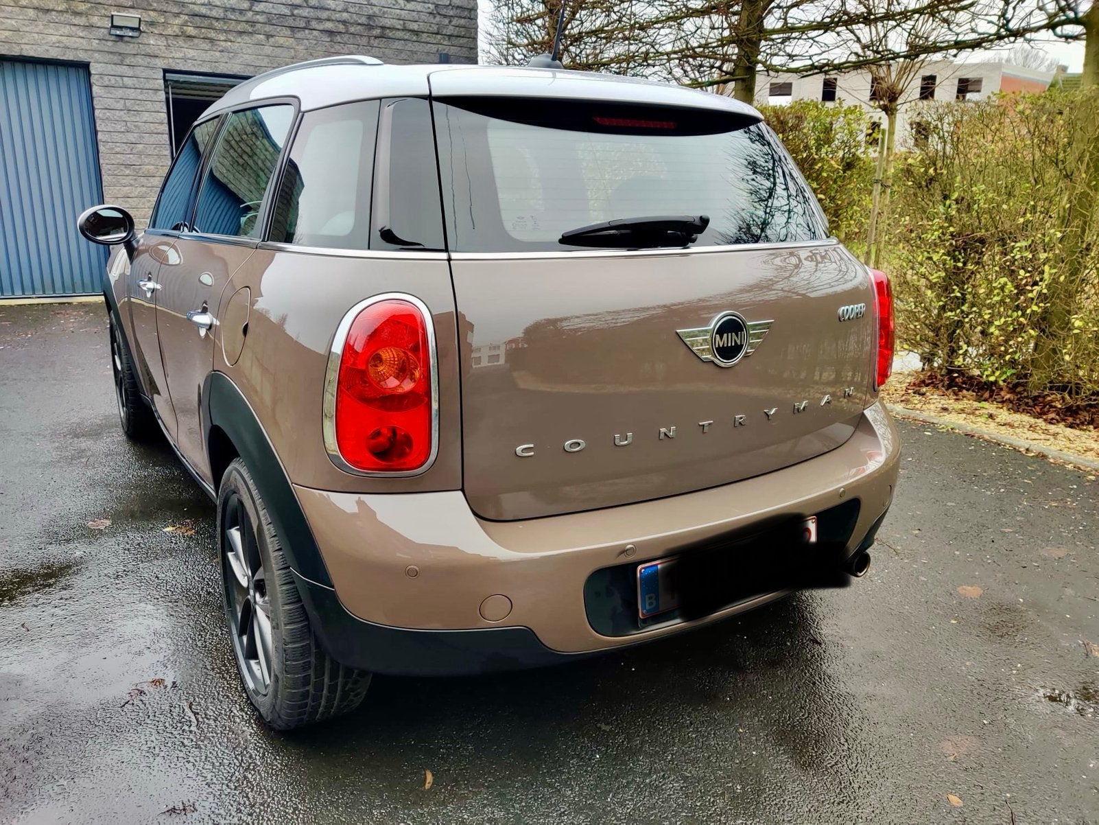 Prachtige MINI Cooper Countryman, Auto's, 90 kW, Zwart, Bruin, Leder en Stof