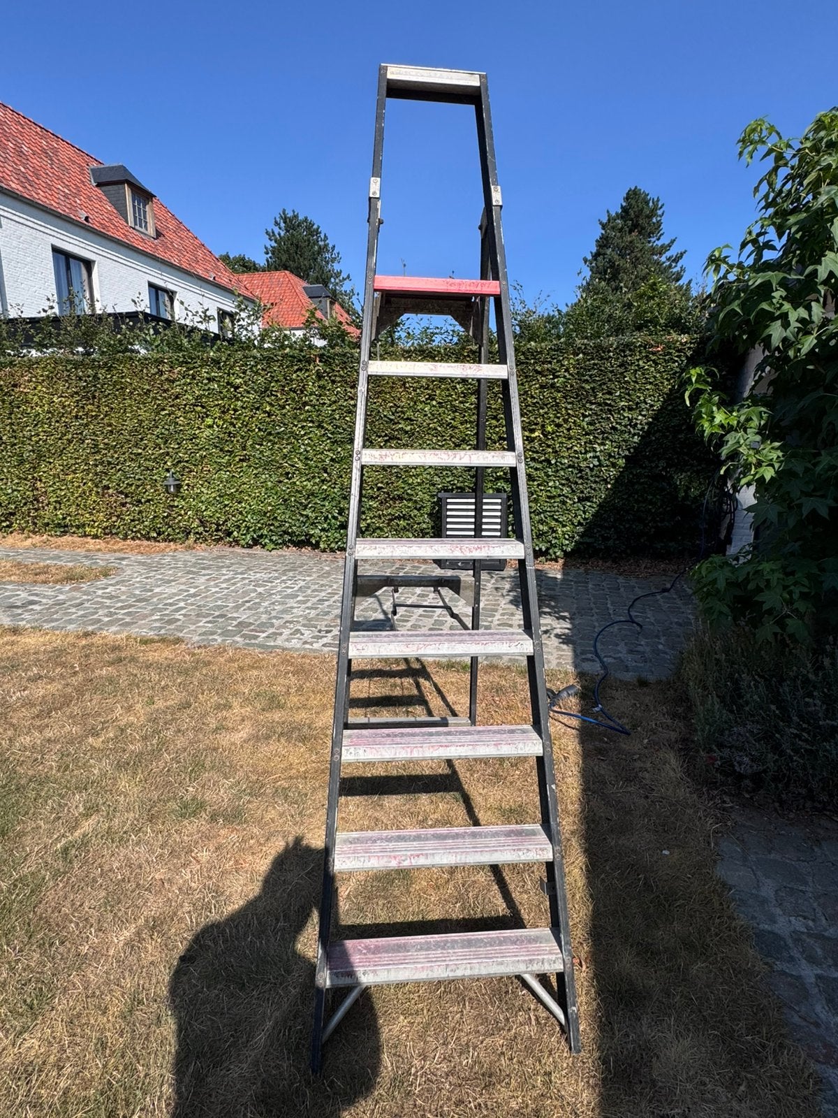 Altrex ladder 8 treden, Doe-het-zelf en Bouw, Ophalen, Zo goed als nieuw, Ladder
