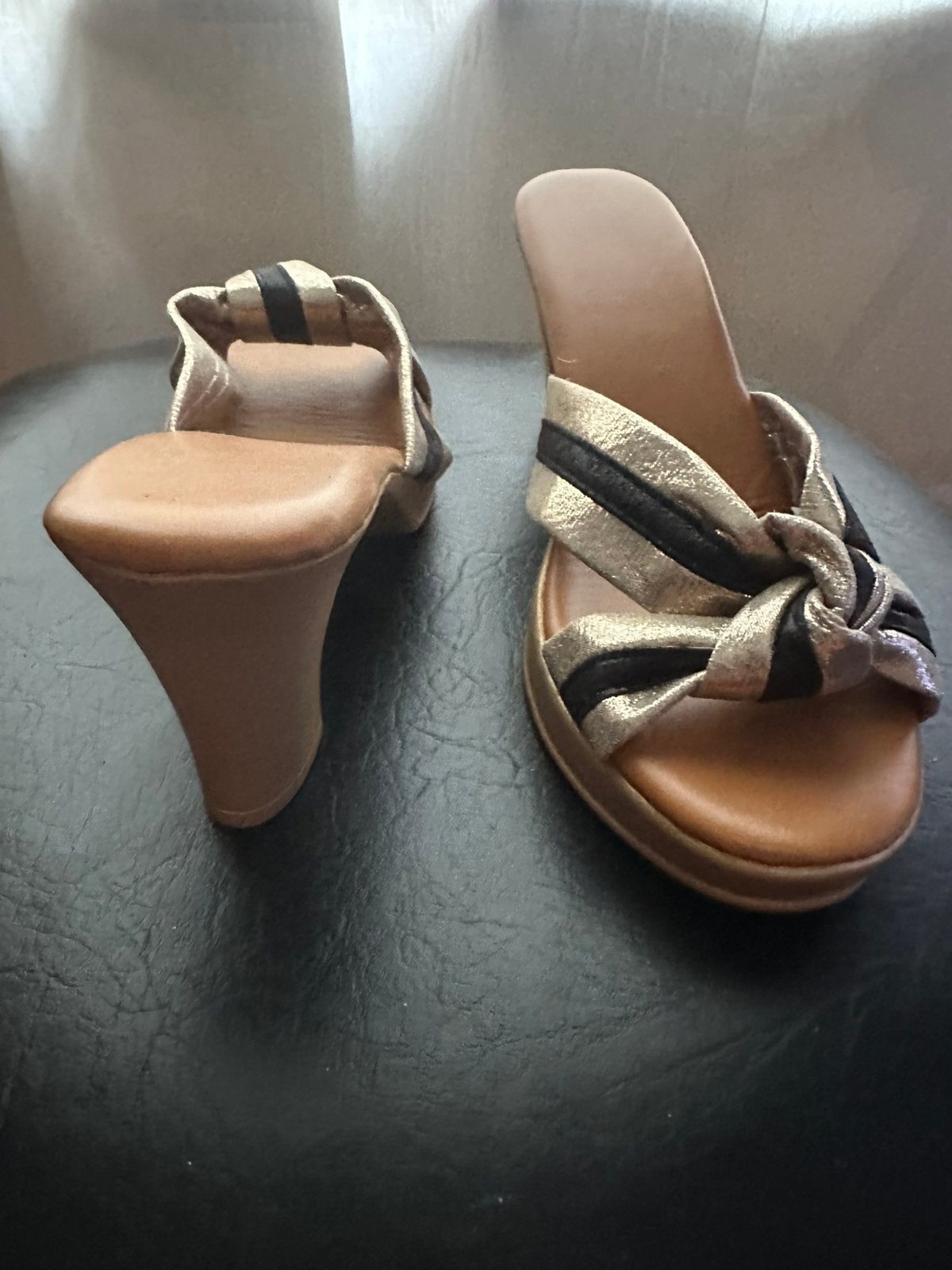 Sandales à talons pour femme – Pointure 39, Ophalen, Zo goed als nieuw, Zwart