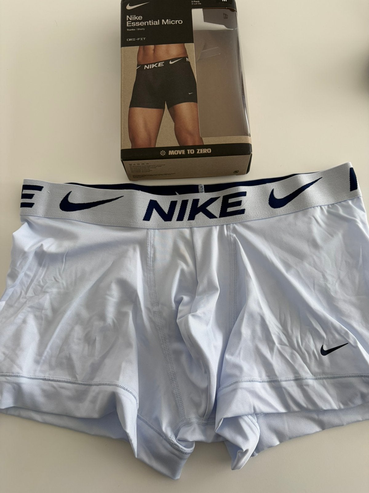 Nike Microfiber boxershort, Kleding | Heren, Ondergoed, Verzenden, Wit, Boxer