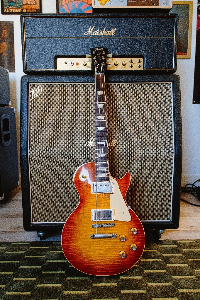 Marshall 1959HW JMP + MR1960AHW-cabine G12H30 dollars, Ophalen, Gebruikt, Gitaar, 50 tot 100 watt