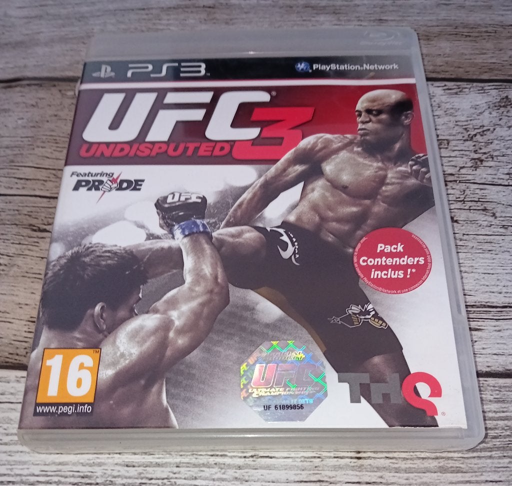 Jeu PS3 UFC 3 Undisputed (MMA - arts martiaux mixtes), 2 joueurs, Envoi, Comme neuf, Combat