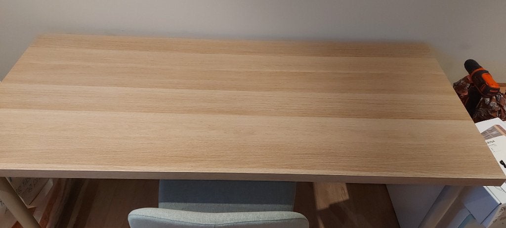 Bureel +stoel, Maison & Meubles, Enlèvement, Comme neuf, Vert, Chaise de bureau