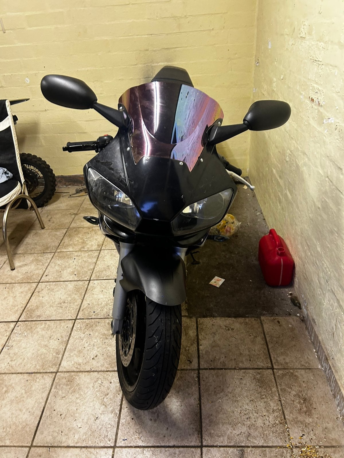 yamaha r6 project teruil zonder papieren is van 2000, Motoren, Ophalen, Gebruikt