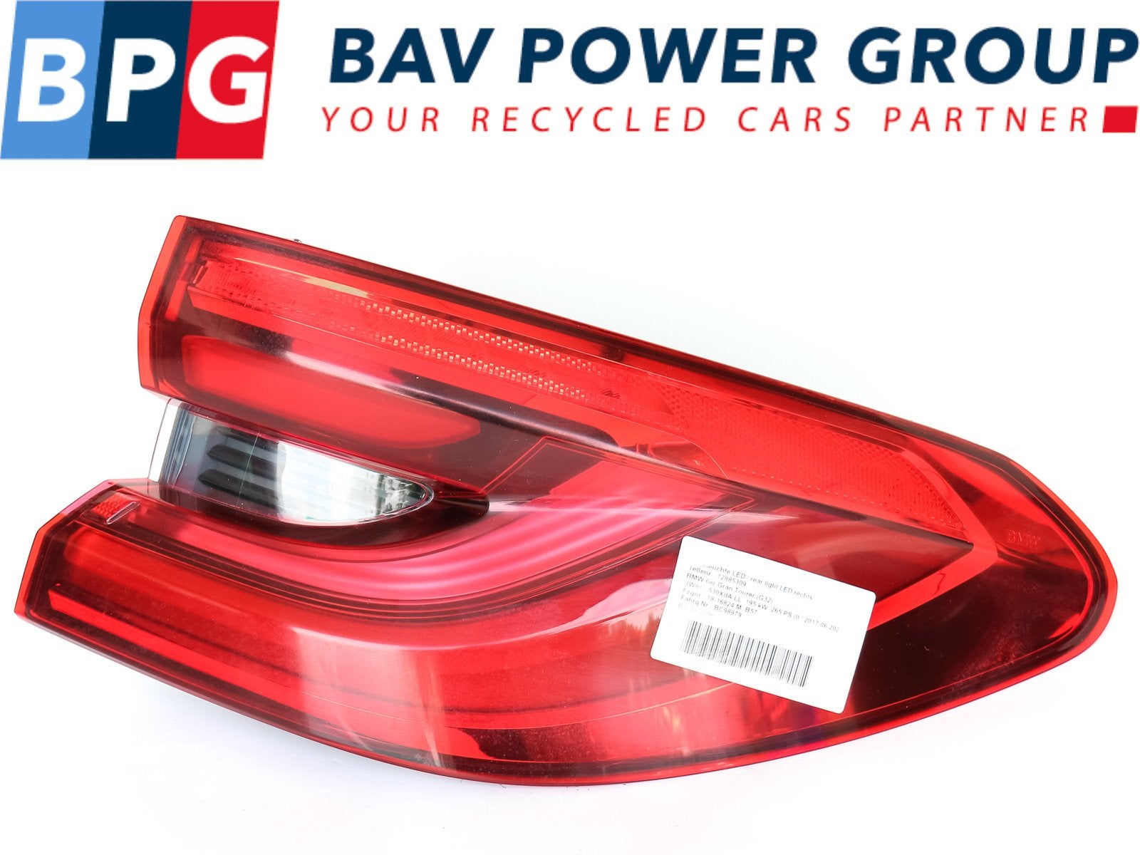 ARRIÈRE ENSEMBLE FEUX ARRIÈRES DROIT BMW (63217376484), Utilisé, BMW, Petuelring 130
80809  München, DE, Bayerische Motoren Werke AG