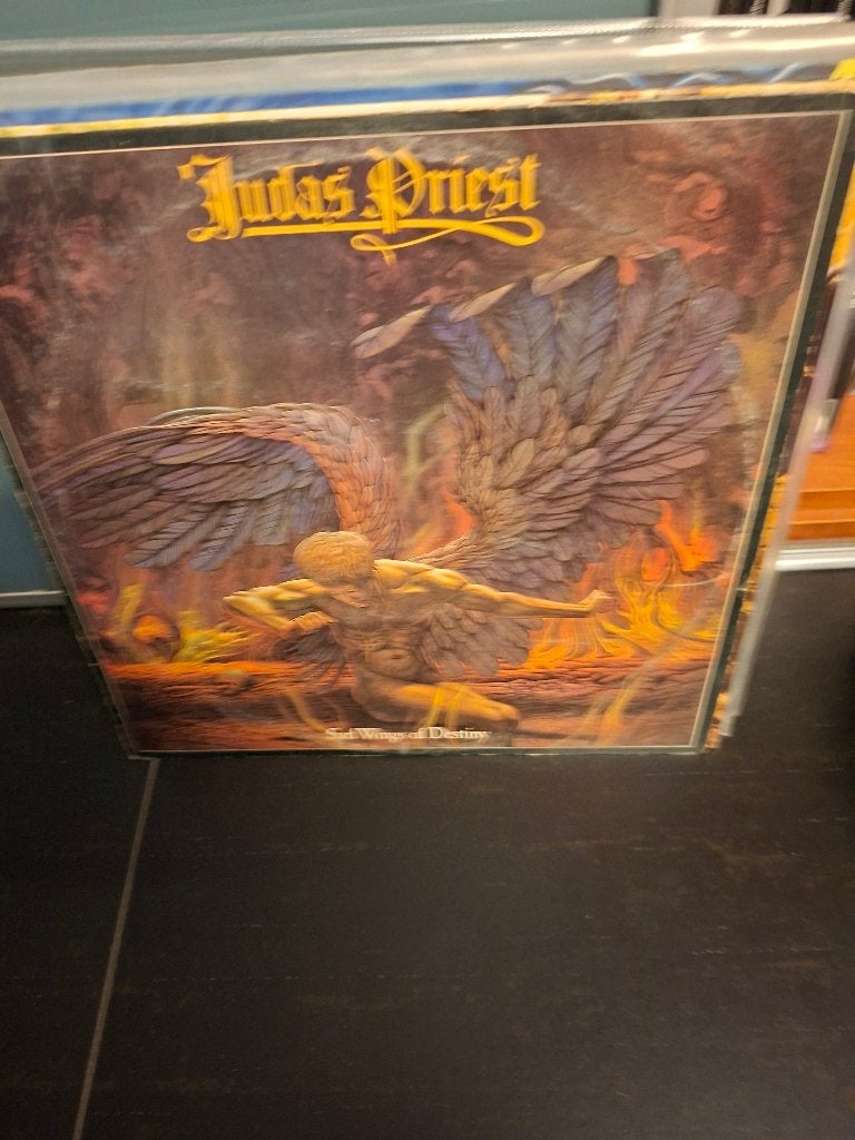 lp - judas priest - sad wings of destiny - bak 6, Enlèvement ou Envoi, Utilisé, Hard rock, Pochette photo