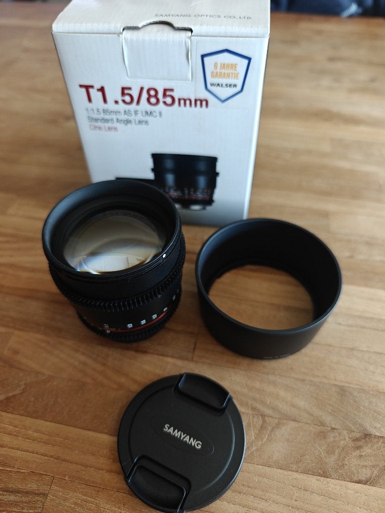 Samyang 85mm f1.5 lens voor Canon, Audio, Tv en Foto, Gebruikt, 85 mm, Samyang, Ophalen of Verzenden
