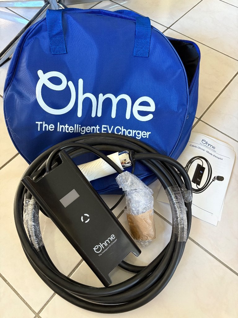 Câble voiture électrique  Ohme, Autos : Divers, Bornes de recharge, Neuf, Borne de recharge et Câble de charge, Enlèvement ou Envoi