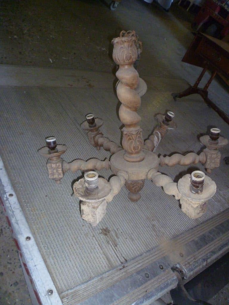 OUDE HOUTEN GETORSTE LUSTER, Enlèvement